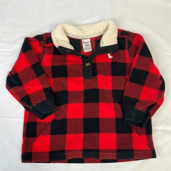 Carter's Other - CARTER'S Buffalo Check Pullover Size 18 months